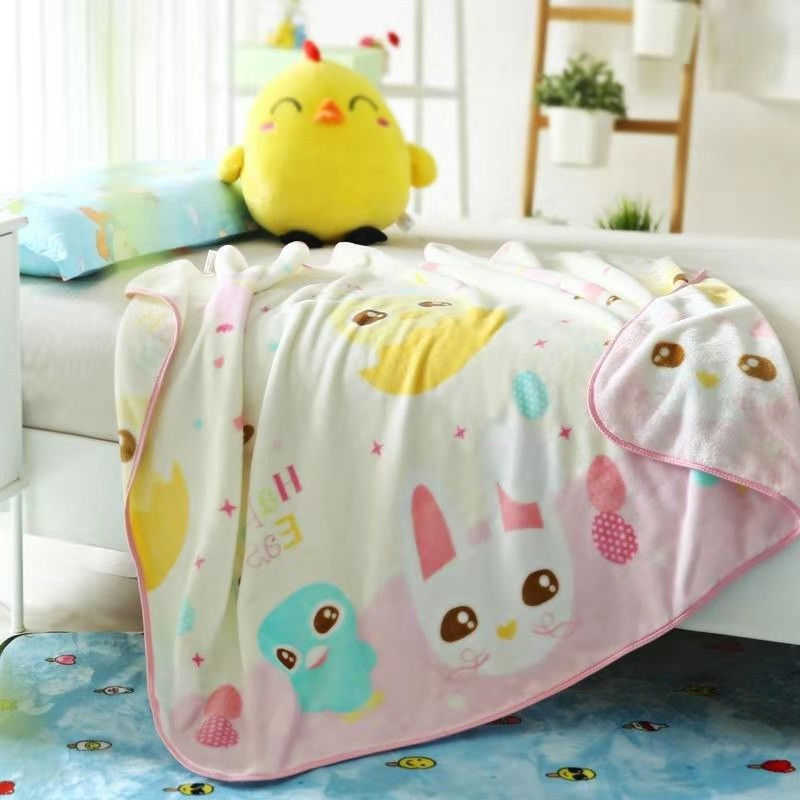 Blankets Swaddling spring summer newborn blanket kids lunch break single layer baby blanket kindergarten blanket office flannel cover