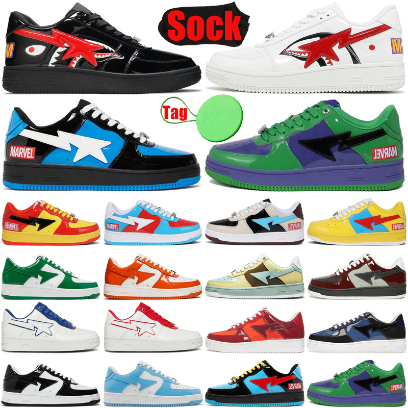 Designer bapestas sk8 sta low baped casual shoes bapesta mens womens bapestar Black Triple white Patent shoe lows trainers sports sneakers luxury Plate-forme, #9 white black 36-45
Designer bapestas sk8 sta low baped casual shoes bapesta mens womens bapestar Black Triple white Patent shoe lows trainers sports sneakers luxury Plate-forme, #9 white black 36-45