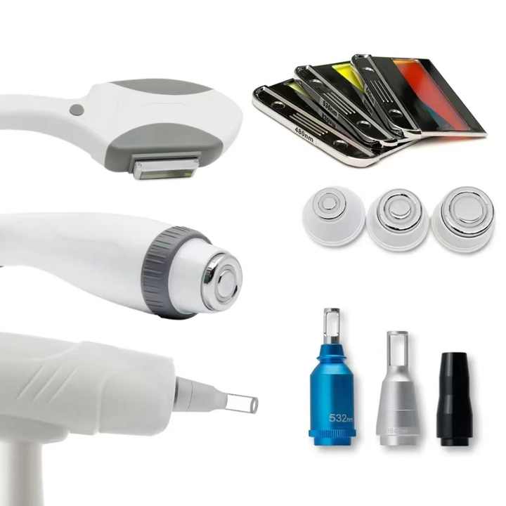 Professional Non-invasive Hair Remove Tattoo Washing Machine 3 in 1 OPT Picolaser Skin Whitening RF Wrinkle Spot Acne Treatment Skin Lifting Device