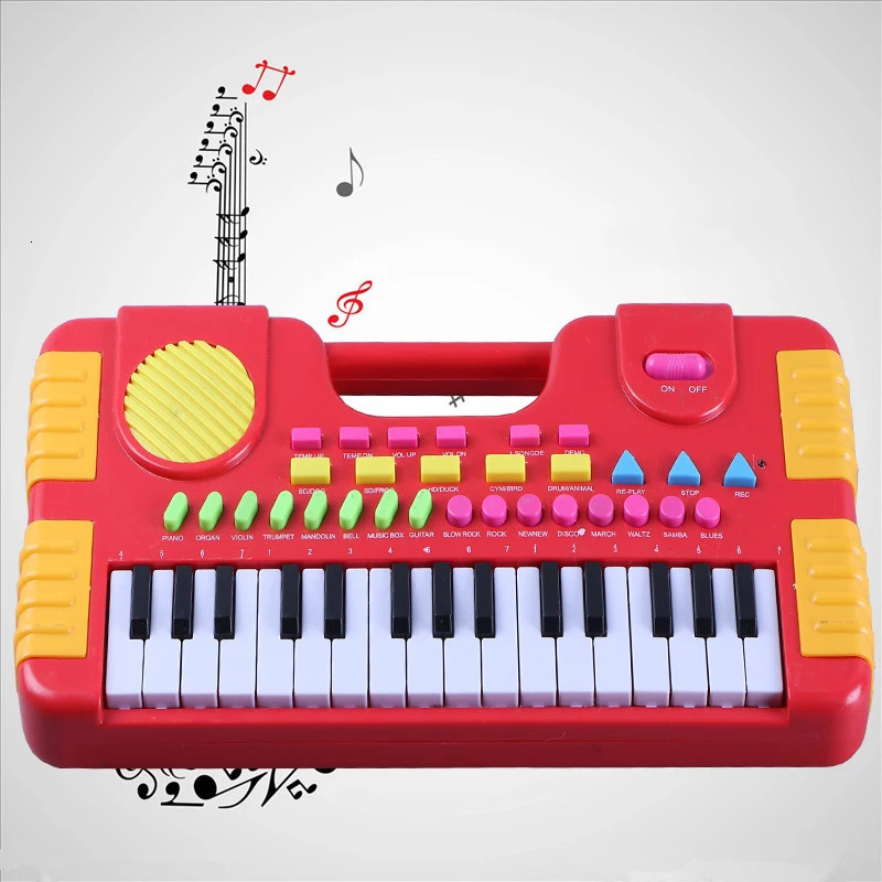 Keyboards Piano 31 Keys Kids Baby Musical Toys Children Portable Instrument Electronic Keyboard Educational for Girl 231122