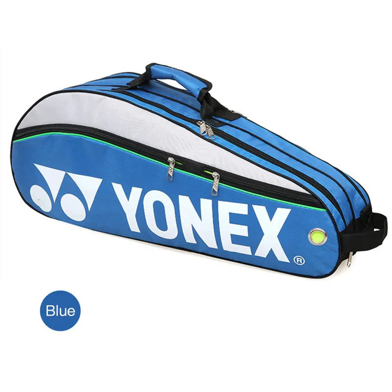Tennis Bags Badminton Racket Bag For 3 Racquets Waterproof Single Shoulder Shuttlecock Rackets Sports With Shoes Compartment 231121