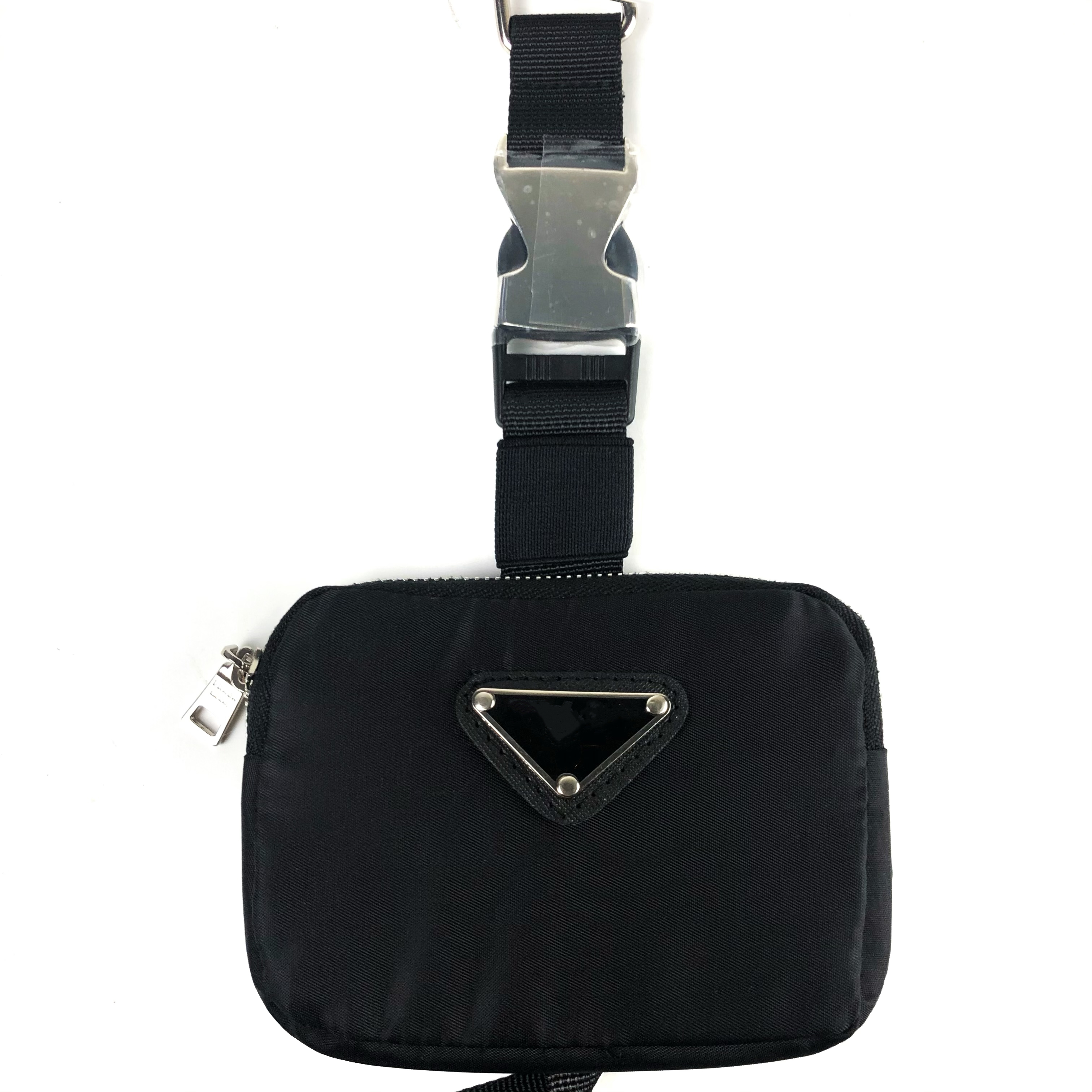 2025 new Designer Dog Collar Set Adjustable Durable PU Leather Pet Collars Inverted Triangle Metal Tag Pendant for Small Medium Dogs Leash with Poop B