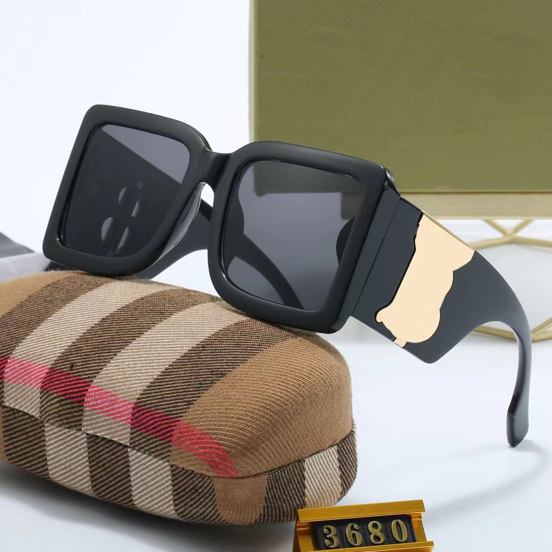 Designers sunglasses fashion polarized sunglasses UV resistant luxury sunglass men women Goggle Retro square sun glass Casual eyeglasses