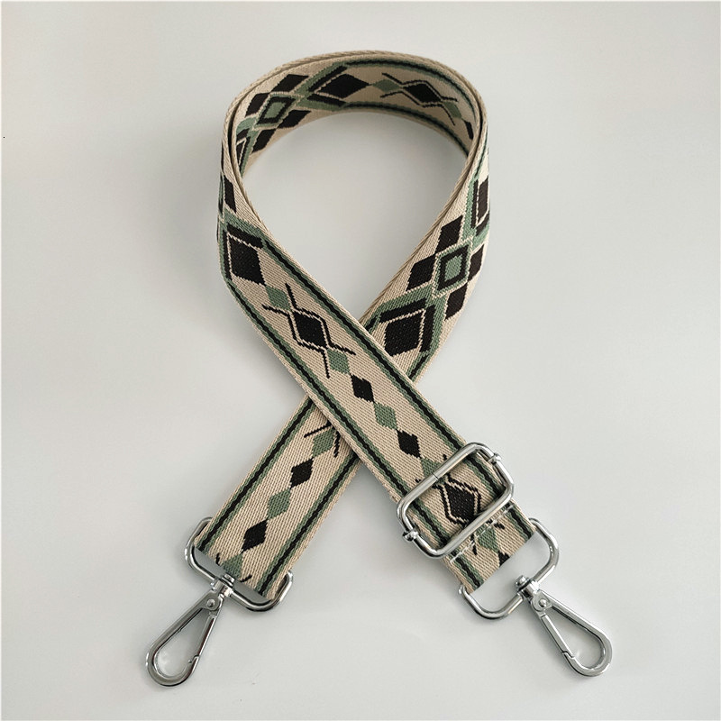 Bag Parts Accessories Ladies Adjustable Shoulder Strap Contrast Color Webbing Handle Replacement Belt Women Trendy Crossbody 230421