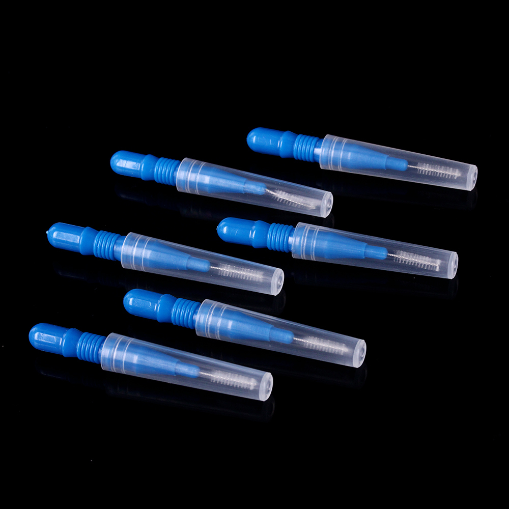 Dental Floss AZDENT 100pcs PushPull Interdental Brush Oral Toothpick Gum Tooth Orthodontic Wire Toothbrush 230421