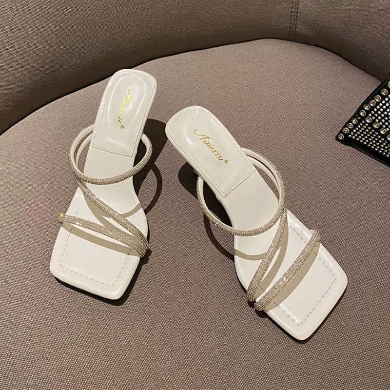 Dress Shoes 2023 New Summer Women Sandals Crystal Narrow Band High Heels Female Shoes Slip On Ladies Wedding Prom Sandalias Mujers, White
Dress Shoes 2023 New Summer Women Sandals Crystal Narrow Band High Heels Female Shoes Slip On Ladies Wedding Prom Sandalias Mujers, White