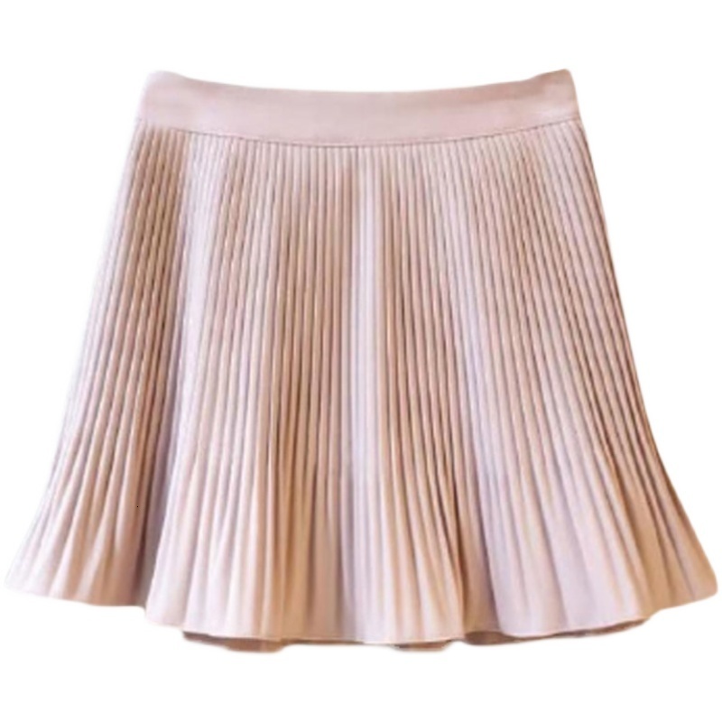 Skirts Korobov Spring Women Skirts Vintage Elegant Hit Solid Color Pleated Skirt Y2k Faldas Mujer Korean Fashion Sweet A-Line Skirt 230422