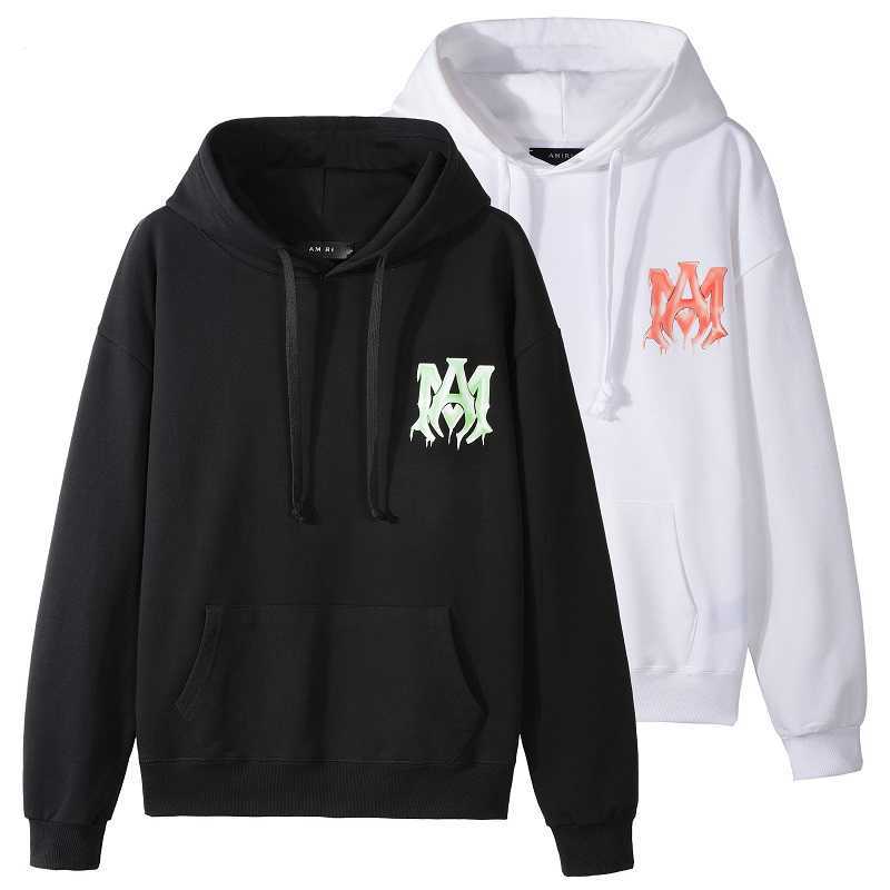 Designer Clothing Fashion hoodies Sweatshirts Amiiri New High Street Trend Brand Letter Drip Print Black White Hooded Sweater Long Sleeve Casual Unisex, Shipping fee
Designer Clothing Fashion hoodies Sweatshirts Amiiri New High Street Trend Brand Letter Drip Print Black White Hooded Sweater Long Sleeve Casual Unisex, Shipping fee