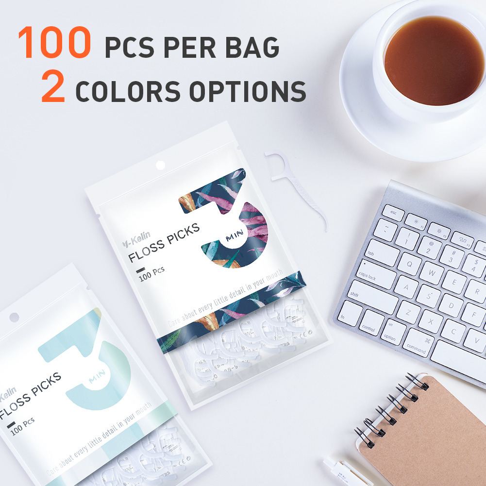 Dental Floss YKelin 6001000Pcs Disposable Cleaning Tooth Stick 75cm Pick Interdental Brush er for Oral Cleaning 230421