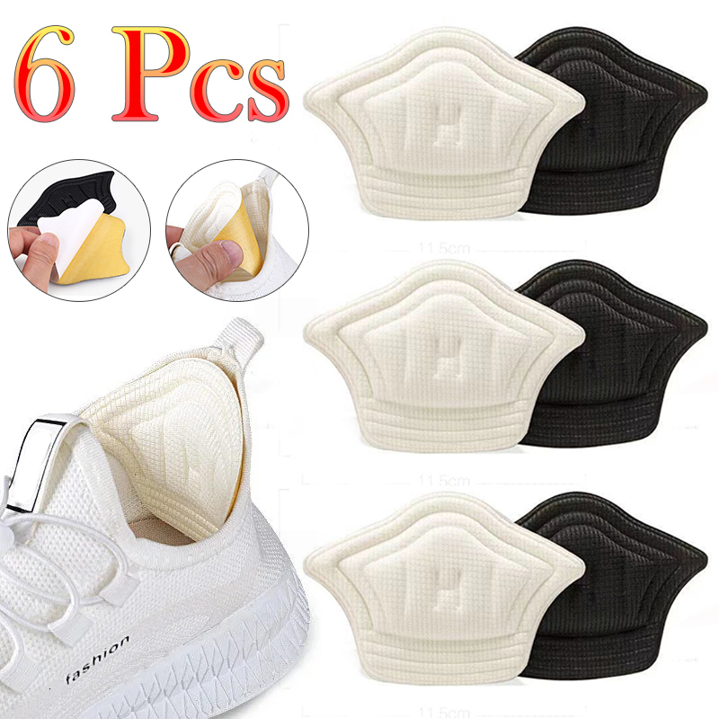 Shoe Parts Accessories 6pcs Insoles Patch Heel Pads for Sport Shoes Pain Relief Antiwear Feet Pad Adjustable Size Protector Back Sticker Cushion Insol