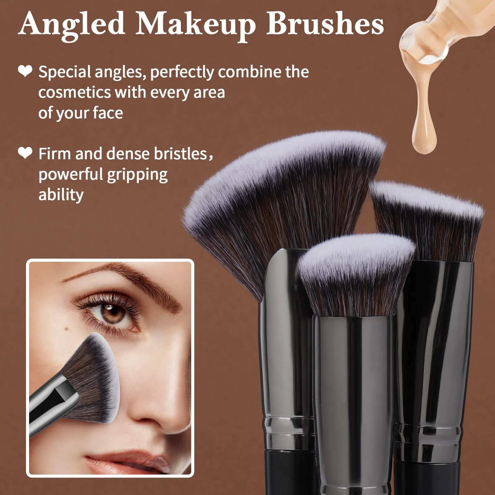 Makeup Tools MAANGE Professional Gift Box 25 Pieces Brushes Kit Face Eye Beauty For Foundation Conceal Eyeshadow Contour Brush 231122