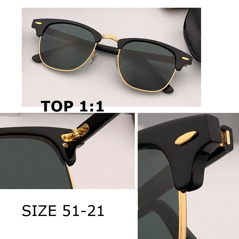 new designer top quality Sunglass for men women Classic club Fashion design master trend sun glasses acetate plank sunglasses 51mm uv400 gradient gafas with box