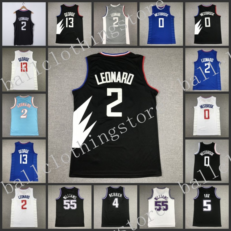 Basketball Mens Jersey 5 Fox 55 Williams 4 Webber 2 Leonard 13 George Westbrook Men Jerseys -2XL, Color11
Basketball Mens Jersey 5 Fox 55 Williams 4 Webber 2 Leonard 13 George Westbrook Men Jerseys -2XL, Color11