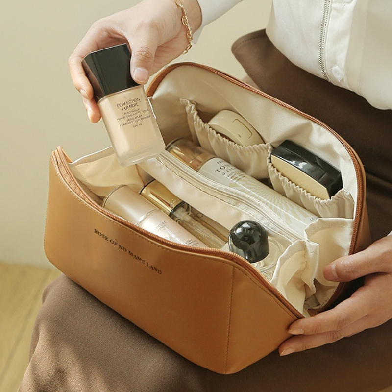 Cosmetic Bags Cases Large Travel Bag for Women Makeup Female Toiletry Leather Highcapacity Case Storage Pouch 230421 - view 6