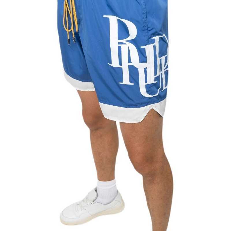 Designer Clothing 2022 Summer New Rhude High Street Contrast Stacked Letter Printing Loose Casual Capris Men's Ins Couples Joggers Sportswear Beach fitness outdoor, Blue
Designer Clothing 2022 Summer New Rhude High Street Contrast Stacked Letter Printing Loose Casual Capris Men's Ins Couples Joggers Sportswear Beach fitness outdoor, Blue