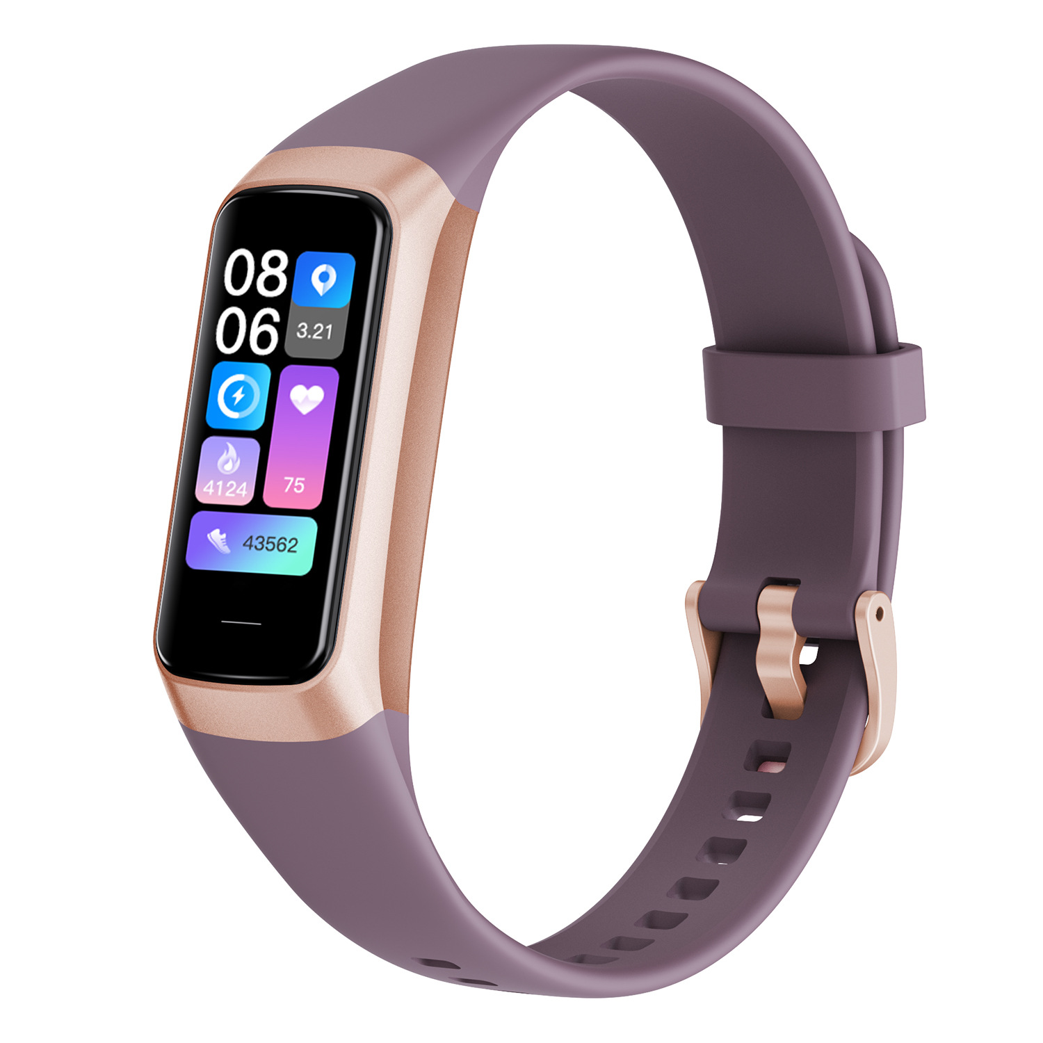 2023 New C60 Smart Bluetooth Bracelet Waterproof Men's Sports Pedometer Heart Rate Blood Pressure 1.1 Inch Screen Ladies Watch