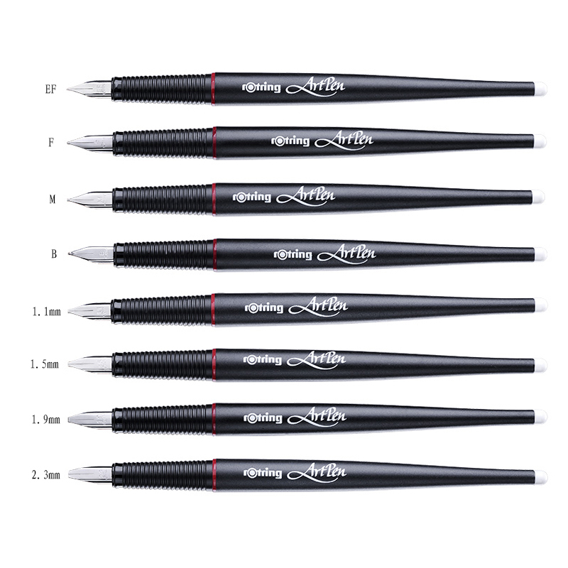 Refills rotring Art Pen EF/ F/M/ B/1.1mm/1.5mm/1.9mm/2.3mm Professional Drawing Sketch 1 piece 230422