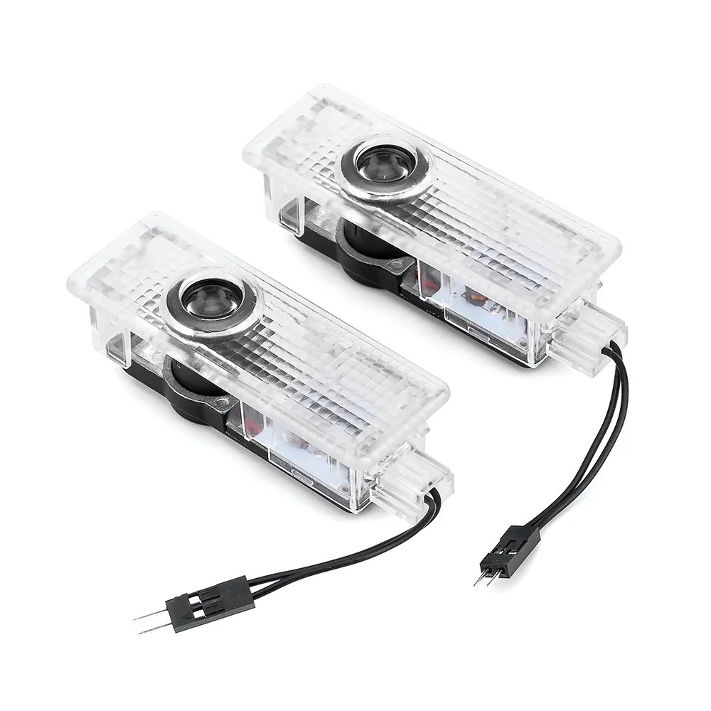 4pcs/Lot LED Car Door Light Projector Courtesy Laser Welcome Lights Lamps Accessories for Audi
