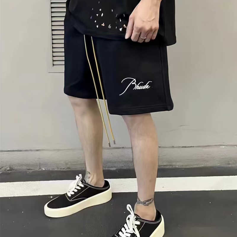 Designer Clothing Rhude Laif Shorts Men Women's 2023 Summer New Casual Capris Versatile Basketball Drawstring Sports Pants Trend Brand Couples Joggers Sportswear, Apricot
Designer Clothing Rhude Laif Shorts Men Women's 2023 Summer New Casual Capris Versatile Basketball Drawstring Sports Pants Trend Brand Couples Joggers Sportswear, Apricot