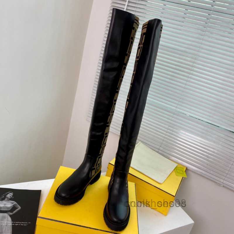 2023 Knitted Sock-style Flats Tall Boots Rockoko -jacquard Stretch Fabric Black Leather Over-knee- High Boot for Women Luxury Designer Shoes Factory Footwear
2023 Knitted Sock-style Flats Tall Boots Rockoko -jacquard Stretch Fabric Black Leather Over-knee- High Boot for Women Luxury Designer Shoes Factory Footwear