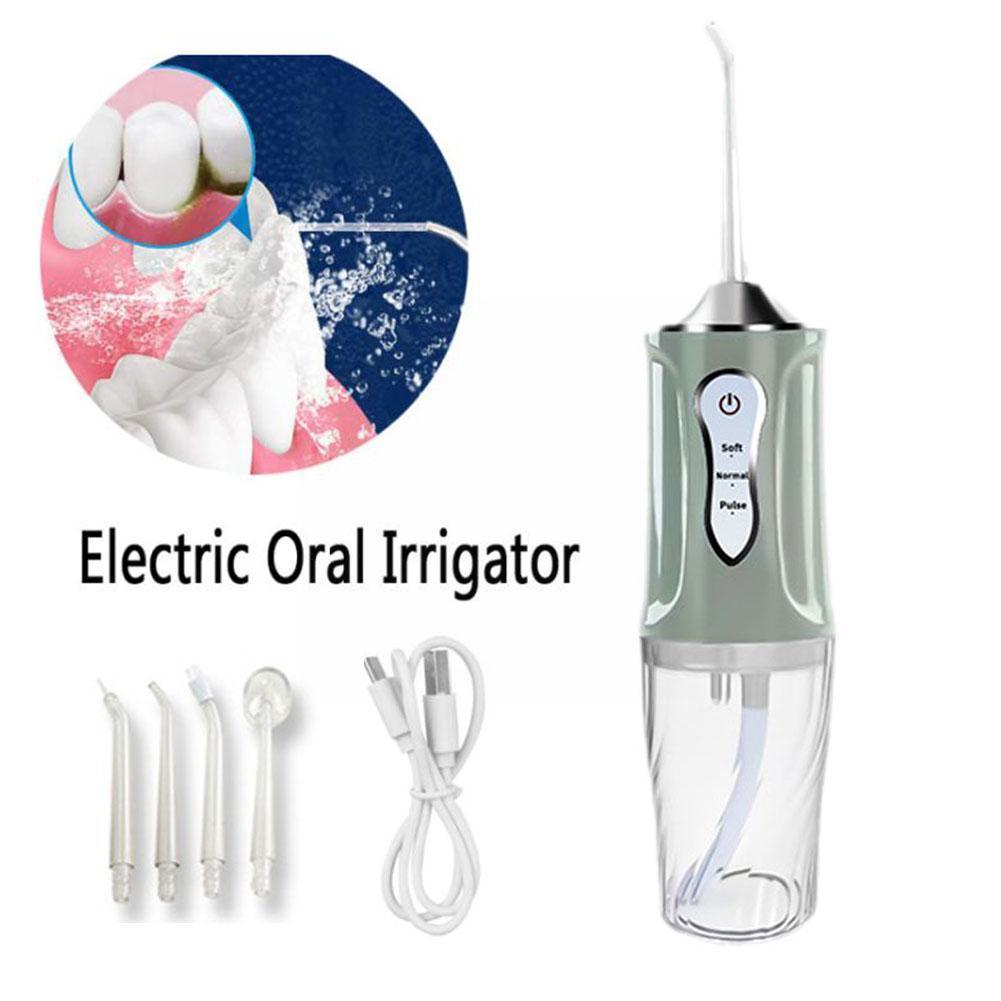 Other Oral Hygiene Irrigator USB 3 Modes Cleanable Battery Operated Jet Cordless Advanced Portable Powerful Cleaner Nozzles For Braces S3J2 230421