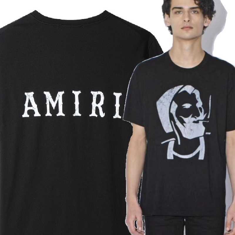 Designer Fashion Clothing Tees Tshirts Amiiri 2022 Summer New High Street Trend Brand Fashion Beard Print Pattern Elastic Short Sleeve Black T-shirt Men
Designer Fashion Clothing Tees Tshirts Amiiri 2022 Summer New High Street Trend Brand Fashion Beard Print Pattern Elastic Short Sleeve Black T-shirt Men