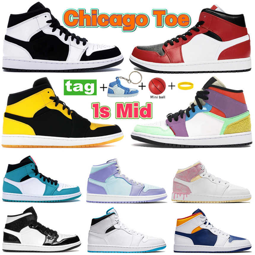 Jordons Mid 1s 1 Men Women Jumpman Basketball Shoes Carbon Fiber Chicago Toe White Black Pink Light Smoke Grey Danded Purple Unc Bred Multi-color Sneakers Zapatos, 1.white black
Jordons Mid 1s 1 Men Women Jumpman Basketball Shoes Carbon Fiber Chicago Toe White Black Pink Light Smoke Grey Danded Purple Unc Bred Multi-color Sneakers Zapatos, 1.white black