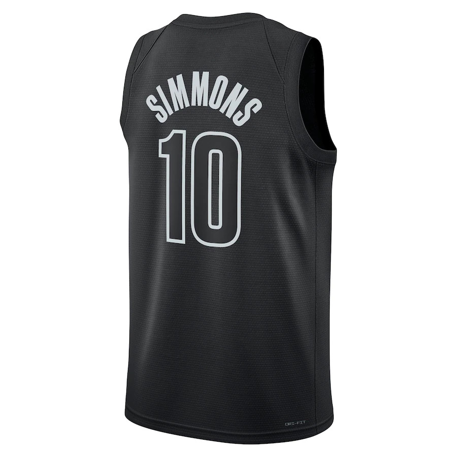 BKN Netts City Basketball Jerseys Benn Simmons Cam Thomas Dennis Schroder Nic Claxton Cameron Johnson Jacky Cui Yongxi Bojan Bogdanovic Sharpe Jersey 