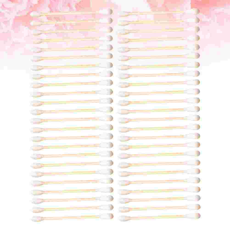 Makeup Sponges 300 PCS Cotton Applicator Baby Swabs Double Heads Remover
