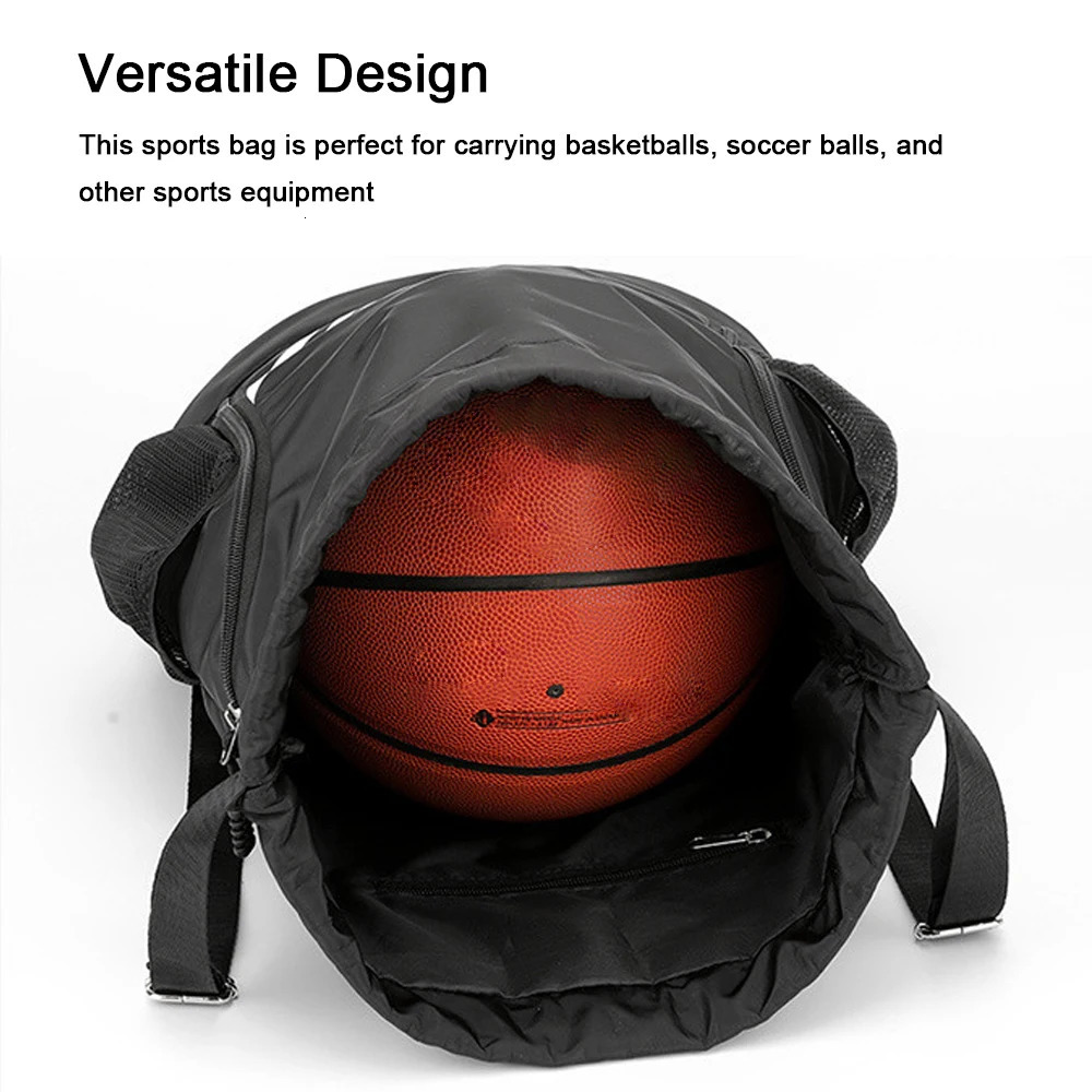 Outdoor Bags Sports Balls Backpack Drawstring Bag Oxford Cloth Basketball Football Organizing Large Capacity Storage 231122