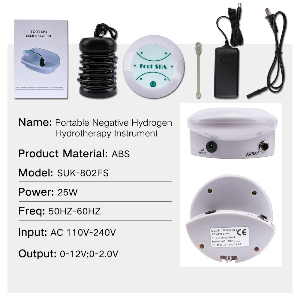 Foot Care Foot Detox Ionic Spa Machine Ionic Detoxifier for Feet Footbath Machine Foot Spa Plantar Reflexology Arrays Aqua 231122