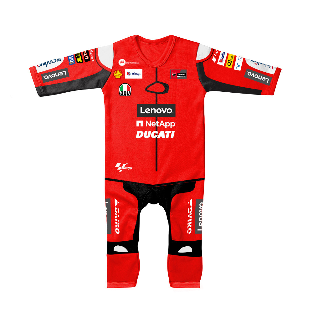 Rompers Baby Jumpsuit MOTO GP Commemorative Racing Motorcycle Boy Baby Girl Baby Outdoor Love Climbing Clothes 230421