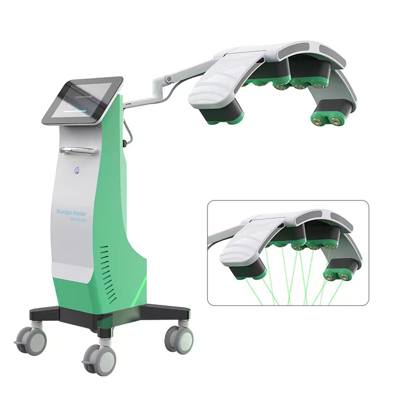 Vertical Laser Lipolysis physio Fat Removal Weight Loss Legs Green 10D 532Nm Cold Laser For Fat Reduction