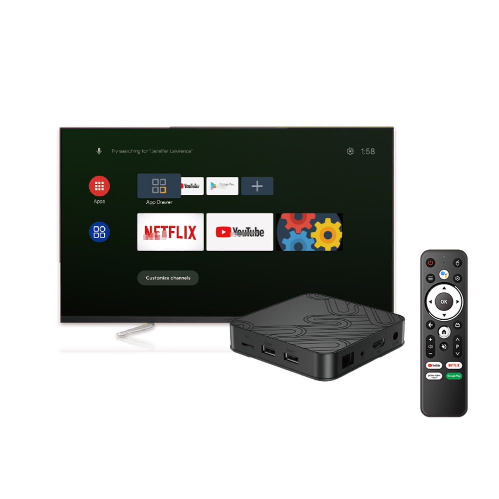 New Z8 Pro Android 12 OS ATV Box 4+32gb Allwinner H618 Chip 100Lan Smart TV Box with BT Voice Remote TV Box