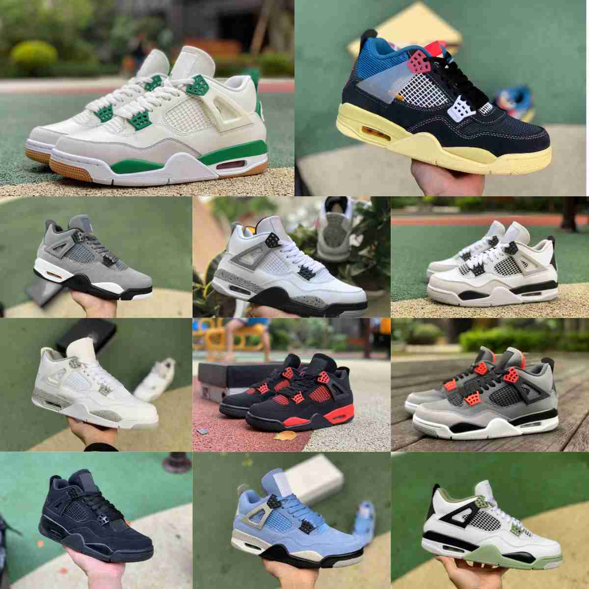 Jumpman Pine Green 4 4s Basketball Shoes Men Women Retro Union Off Noir Craft Photon Dust Military Black Cat Cream Sail White Oreo Pure Money Cool Grey Trainer Sneakers, Please contact us
Jumpman Pine Green 4 4s Basketball Shoes Men Women Retro Union Off Noir Craft Photon Dust Military Black Cat Cream Sail White Oreo Pure Money Cool Grey Trainer Sneakers, Please contact us
