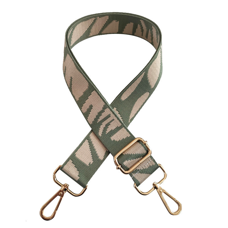 Bag Parts Accessories Nylon Strap Women Shoulder Crossbody Belt Colorful Wide Part Female Messenger Handle 230421