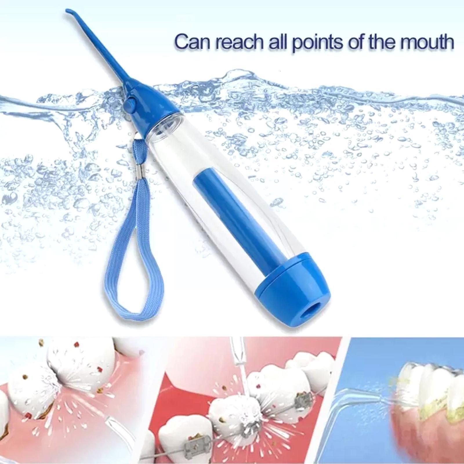 Other Oral Hygiene Irrigator Teeth Cleaner Water Jet Tooth Health Portable Household Flossing Nonelectric D3B6 230421