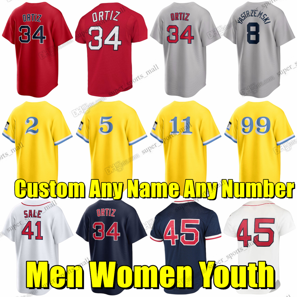 S- David Ortiz Baseball Jersey Rafael Devers Xander Bogaerts Chris Sale Alex Verdugo Christian Arroyo Brayan Bello Houck Richard Casas Duran Duvall, As picture(with team name)
S- David Ortiz Baseball Jersey Rafael Devers Xander Bogaerts Chris Sale Alex Verdugo Christian Arroyo Brayan Bello Houck Richard Casas Duran Duvall, As picture(with team name)