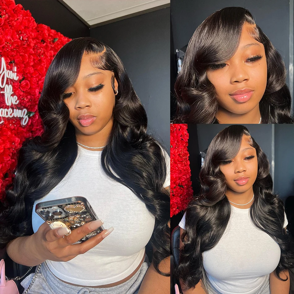 HD Transparent 13x6 Body Wave Lace Front Human Hair Wigs Brazilian 30 Inch Wear Go Glueless Wig 13x4 Lace Frontal Wigs for Women