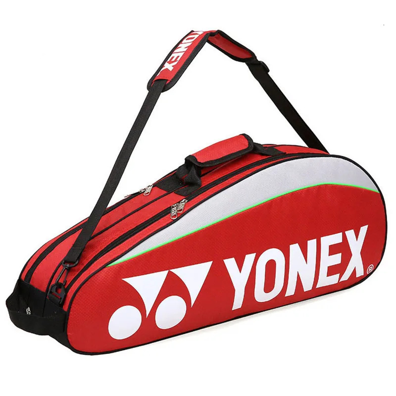 Tennis Bags Badminton Racket Bag For 3 Racquets Waterproof Single Shoulder Shuttlecock Rackets Sports With Shoes Compartment 231121