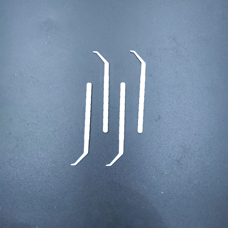 Dental Floss Angled toothpick pick White Plastic Household Teeth Cleaning Curved Hook 2 Bottle 230421