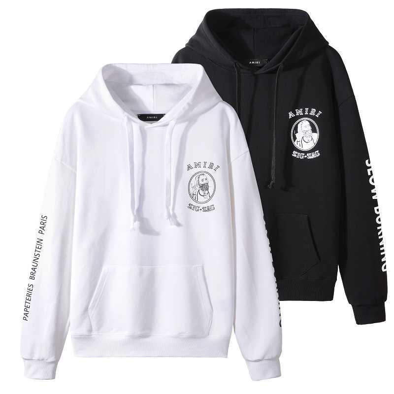Designer Clothing Fashion hoodies Sweatshirts Amiiri 2022 New High Street Trend Brand Beard Printing Pattern Black White Hooded Sweater Long Sleeve Casual Unisex, Shipping fee
Designer Clothing Fashion hoodies Sweatshirts Amiiri 2022 New High Street Trend Brand Beard Printing Pattern Black White Hooded Sweater Long Sleeve Casual Unisex, Shipping fee