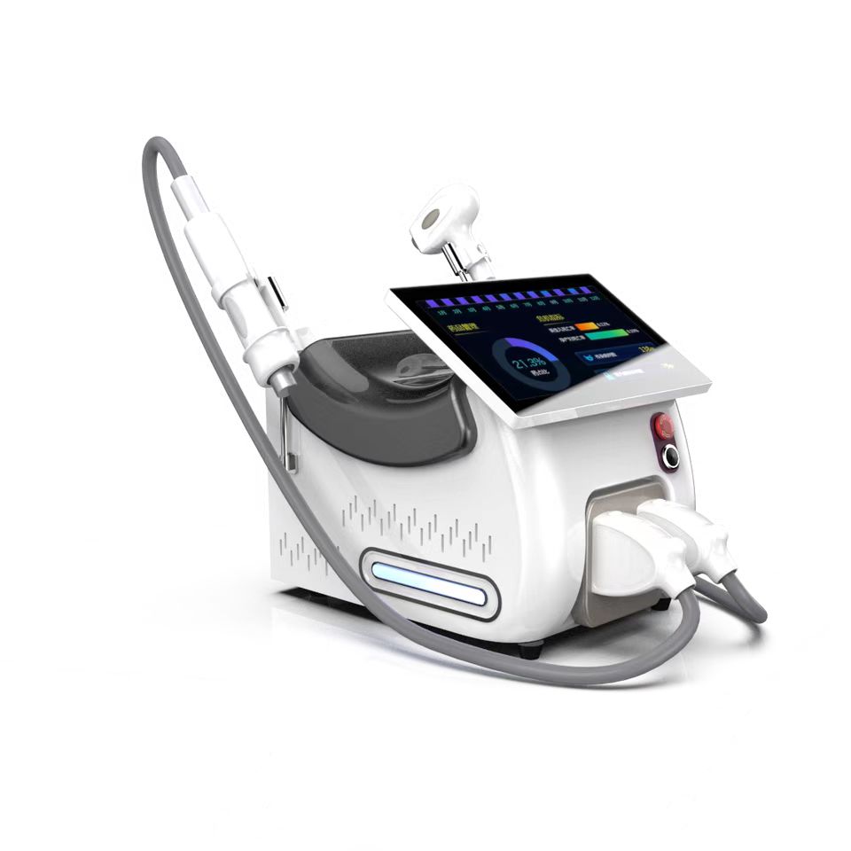 Portable Diode Laser Hair Removal Q Switched Nd Yag Laser Tattoo Removal Machine