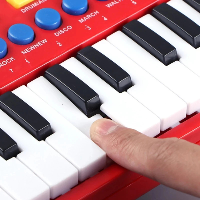 Keyboards Piano 31 Keys Kids Baby Musical Toys Children Portable Instrument Electronic Keyboard Educational for Girl 231122