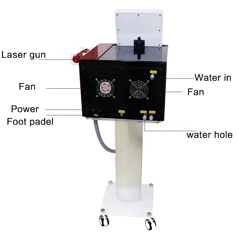 picosecond laser eyebrow washing machine 1064nm 532nm switched machine tattoo pigment wrinkle removal beauty equipment