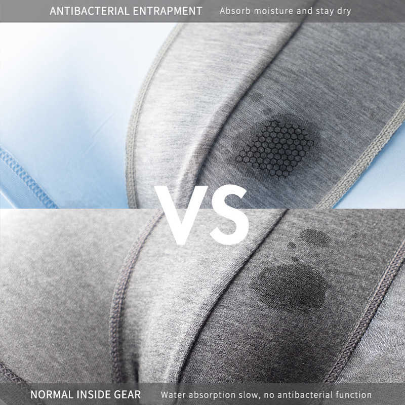 Underpants Brand Men's Underwear Graphene 3A Antibacterial Underpants Pure Cotton Men Boxer Shorts Moire Absorbent Elastic Male Panties Y23