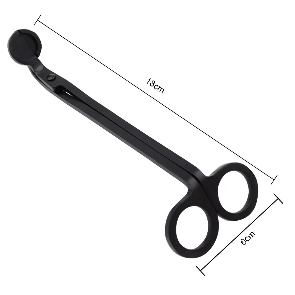 DHL Stainless Steel Snuffers Rose Gold Scissors Candle Wick Trimmer Oil Lamp Trim scissor Cutter FY4380 1122