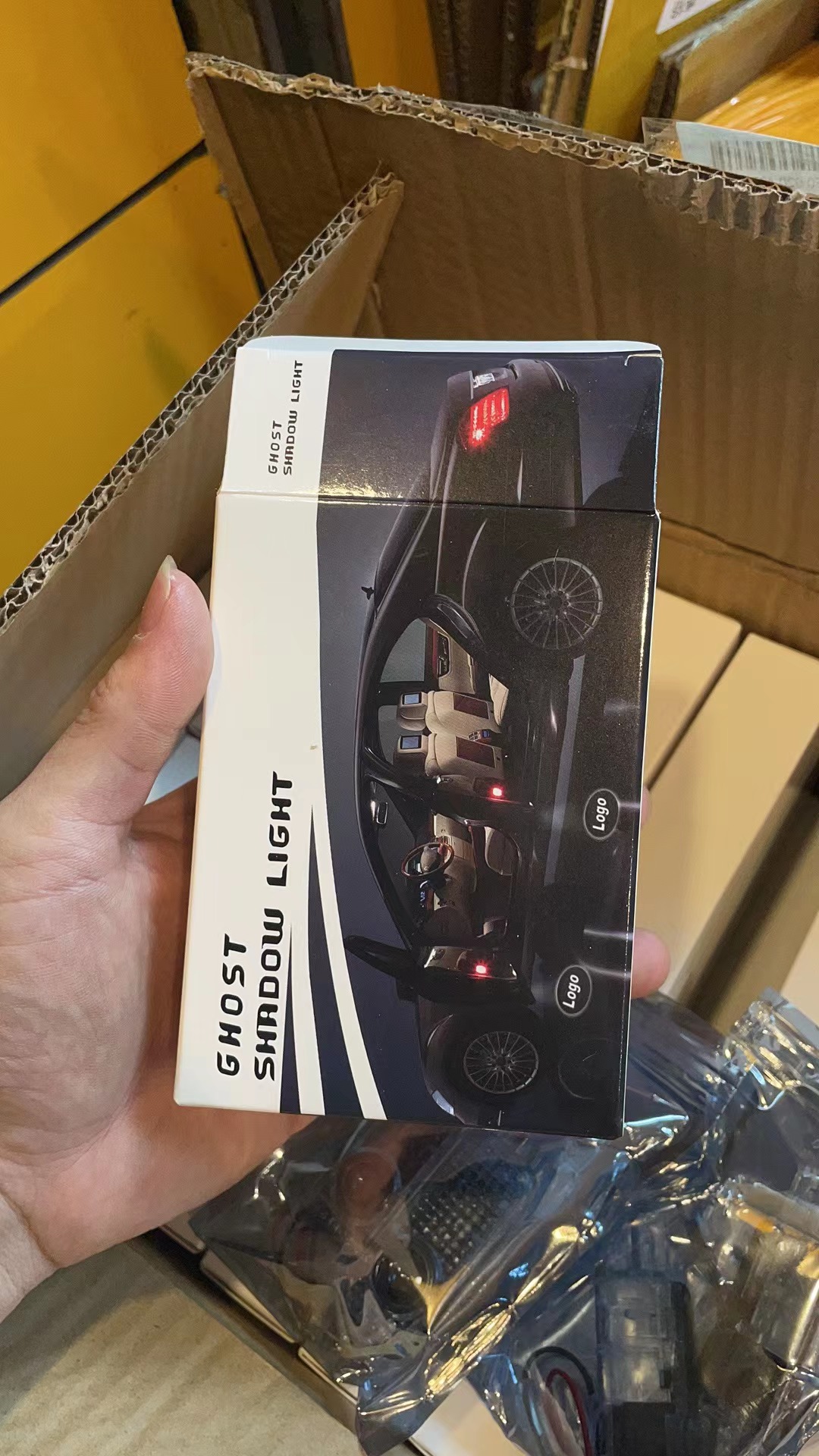 4pcs/Lot LED Car Door Light Projector Courtesy Laser Welcome Lights Lamps Accessories for Audi