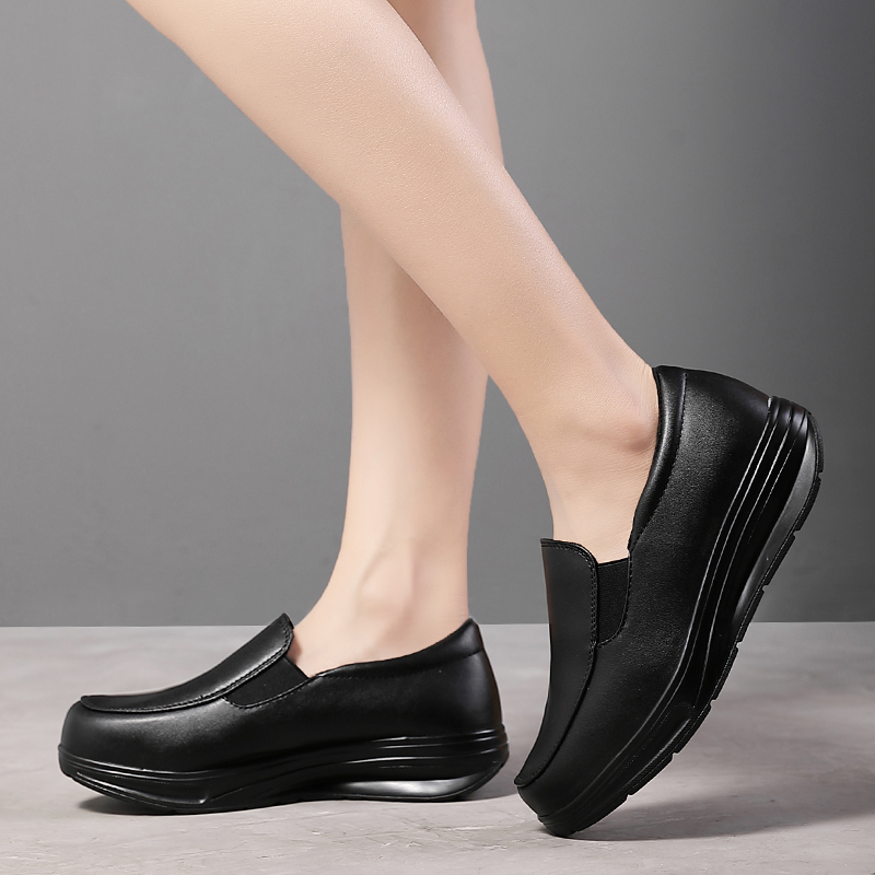 Dress Shoe's Loafers Soft Casual Walking Shoes Nurse Work Flats Breathable Comfort Nursing NonSlip Soles 230421
