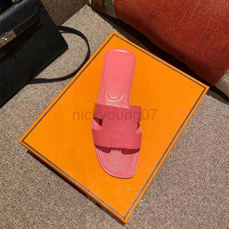 Luxury Slipper Fashion Sandals Genuine Alligator Pattern Leather Women Slippers Summer Flat Slides Ladies Beach Sandal Party Wedding Oran Slipper Eu 35-43 Y23
Luxury Slipper Fashion Sandals Genuine Alligator Pattern Leather Women Slippers Summer Flat Slides Ladies Beach Sandal Party Wedding Oran Slipper Eu 35-43 Y23